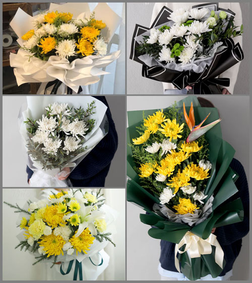 山东青岛平度市明村镇于家屋子村白事花束代送